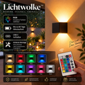Lichtwolke™ | RGB Luxus Wandleuchte ohne Bohren