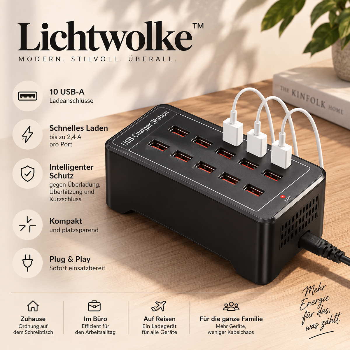 Lichtwolke™ | ChargeMax Ladestation