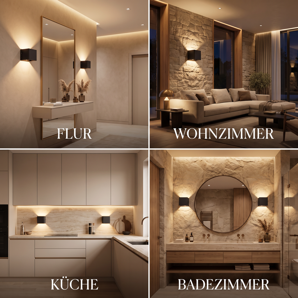 Lichtwolke™ | RGB Luxus Wandleuchte ohne Bohren